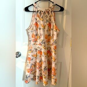 No Boundaries Floral Dress